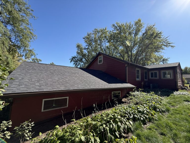After — completed roof replacement following storm damage — Becker Roofing WI